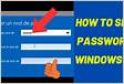 Comment changer le mot de passe de connexion sur Windows 10